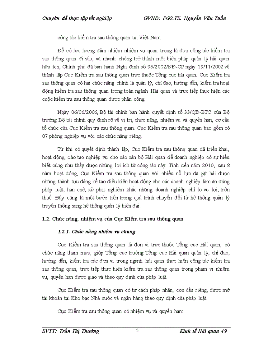 image for page Giải pháp nâng cao năng lực kiểm tra sau thông quan tại Cục Kiểm tra sau thông quan – Tổng cục Hải quan