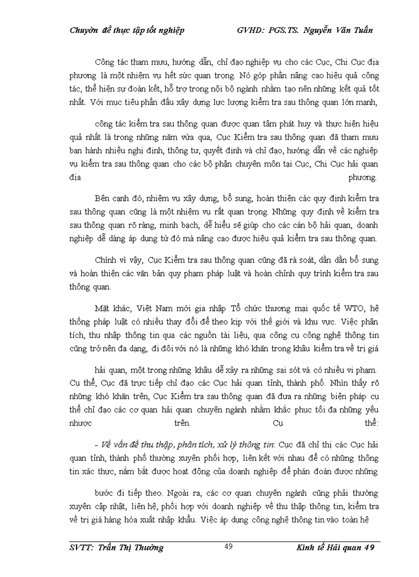 image for page Giải pháp nâng cao năng lực kiểm tra sau thông quan tại Cục Kiểm tra sau thông quan – Tổng cục Hải quan