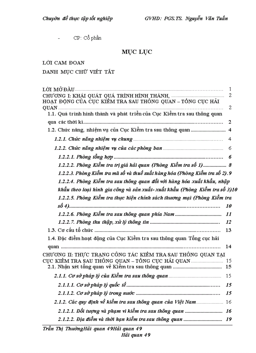 image for page Giải pháp nâng cao năng lực kiểm tra sau thông quan tại Cục Kiểm tra sau thông quan – Tổng cục Hải quan