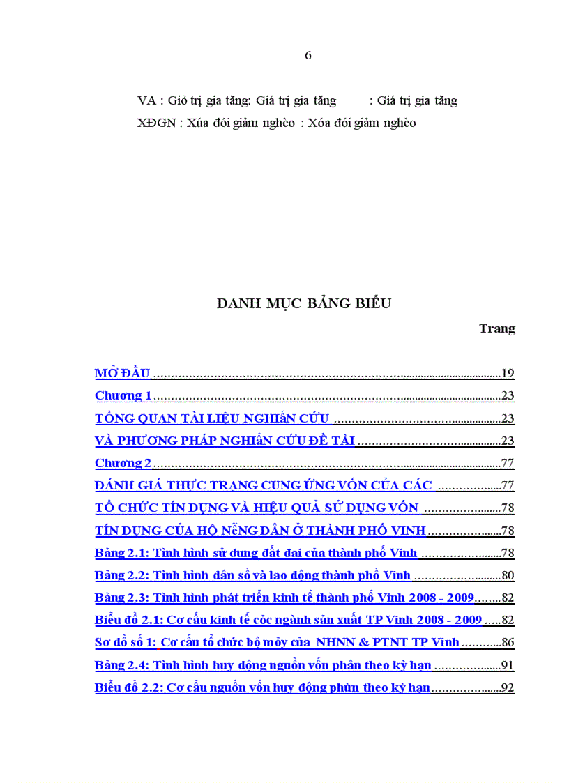 image for page Đánh giá thực trạng cung ứng vốn của các tổ chức tín dụng và hiệu quả sử dụng vốn tín dụng của hộ nông dân ở thành phố Vinh - tỉnh Nghệ An