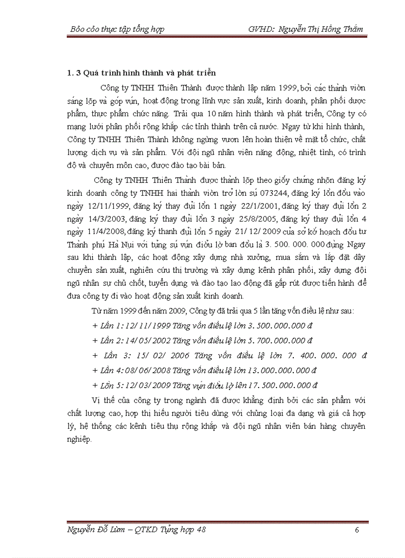 image for page Tổng quan về Công ty TNHH Thiên Thành