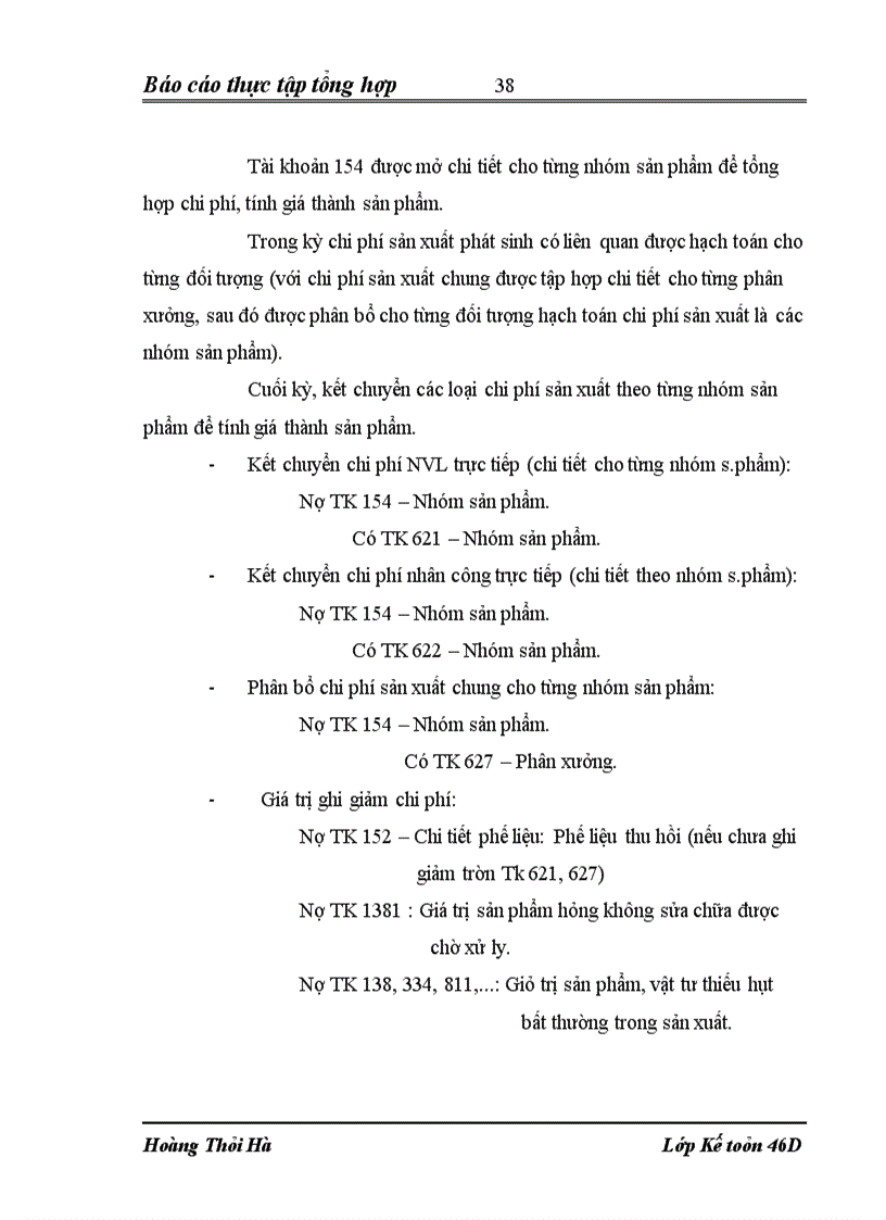 image for page Báo cáo thực tập tổng hợp tại Công ty TNHH Thép Việt – Nga VINAFCO