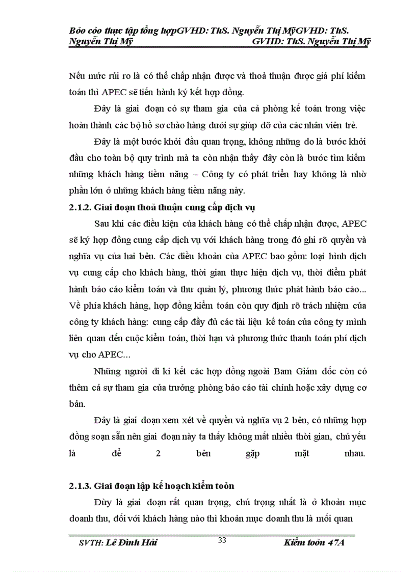 image for page Báo cáo thực tập tổng hợp về Công ty TNHH Kiểm toán và tư vấn APEC