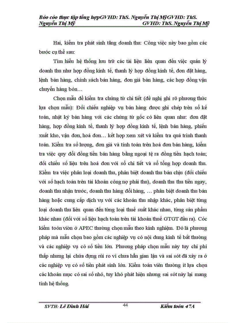 image for page Báo cáo thực tập tổng hợp về Công ty TNHH Kiểm toán và tư vấn APEC