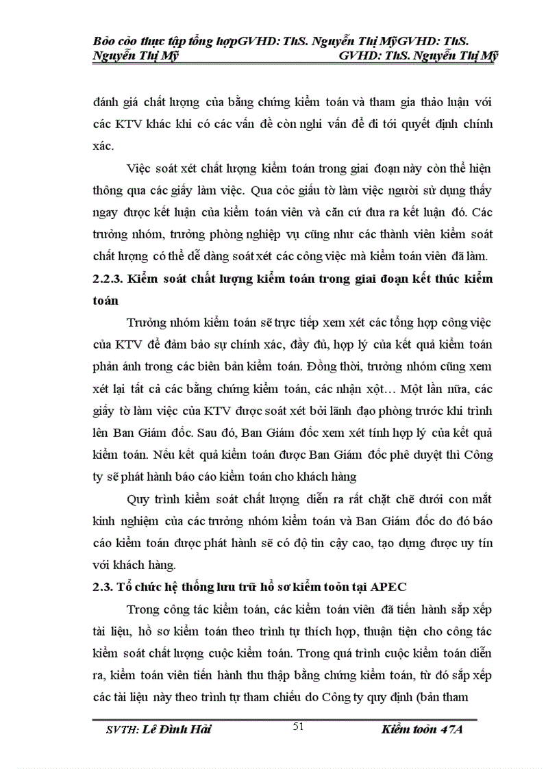 image for page Báo cáo thực tập tổng hợp về Công ty TNHH Kiểm toán và tư vấn APEC