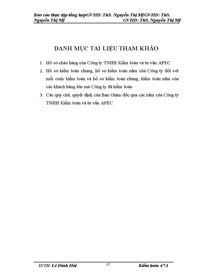 image for page Báo cáo thực tập tổng hợp về Công ty TNHH Kiểm toán và tư vấn APEC