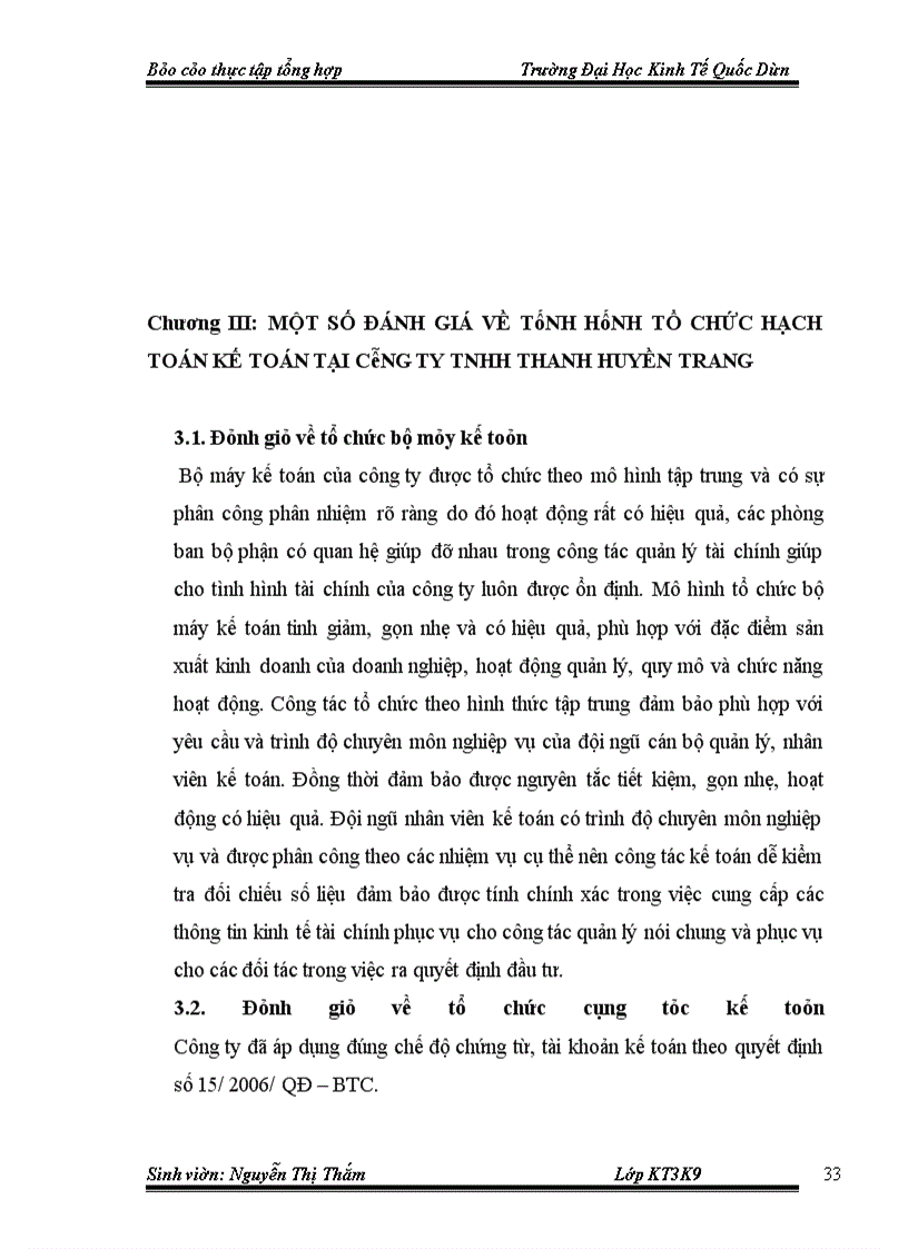 image for page Báo cáo thực tập tổng hợp tại Công ty TNHH Thanh Huyền Trang