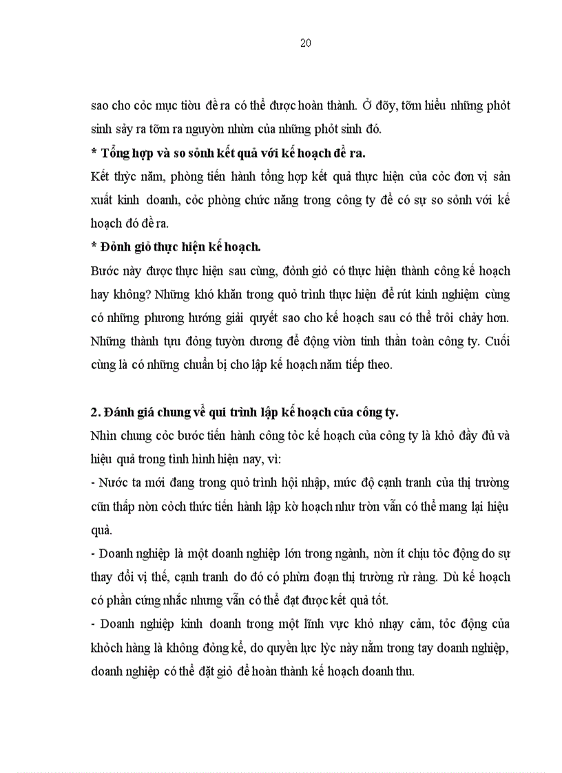 image for page Thực tế lập kế hoạch sản xuất kinh doanh trong doanh nghiệp tại Việt Nam hiện nay và ý kiến đề xuất