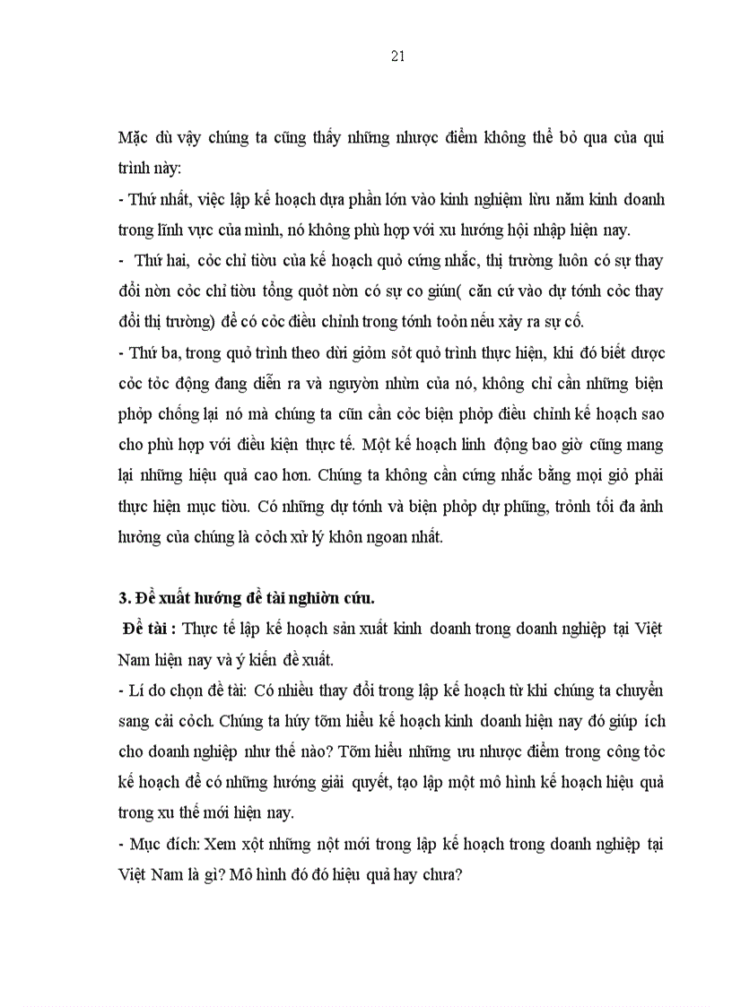 image for page Thực tế lập kế hoạch sản xuất kinh doanh trong doanh nghiệp tại Việt Nam hiện nay và ý kiến đề xuất