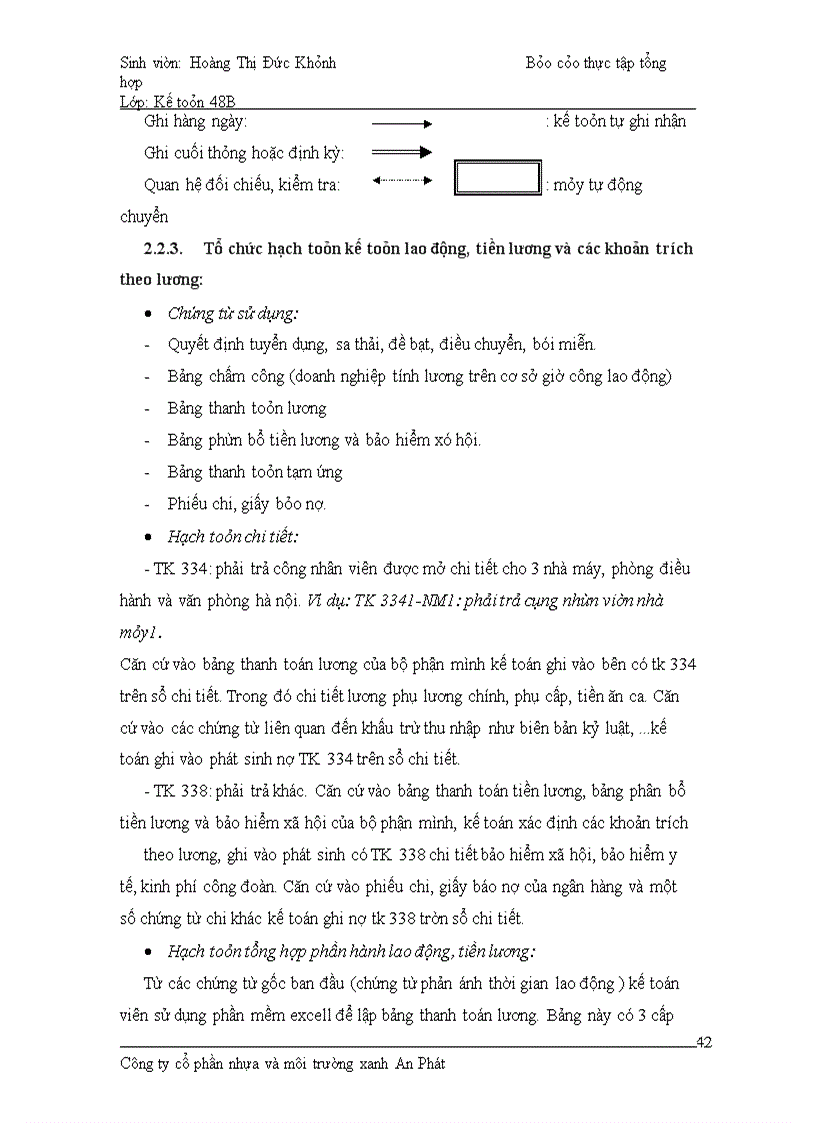 image for page Báo cáo thực tập tổng hợp Công ty cổ phần Nhựa và Môi trường xanh An Phát