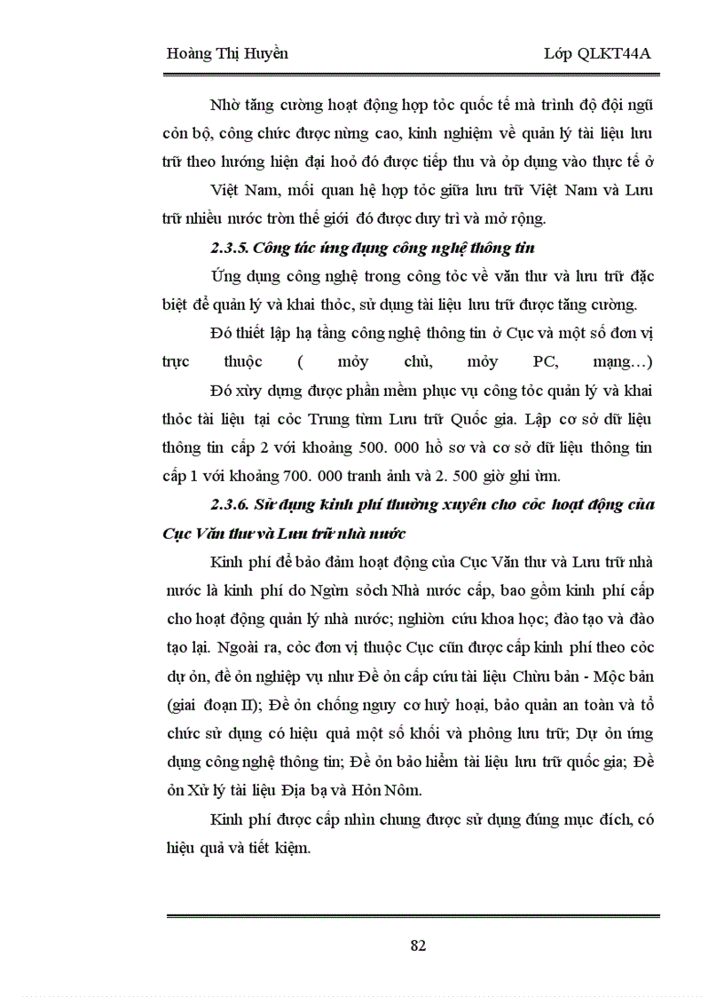 image for page Hoàn thiện công tác lập kế hoạch tại Cục Văn thư và Lưu trữ nhà nước