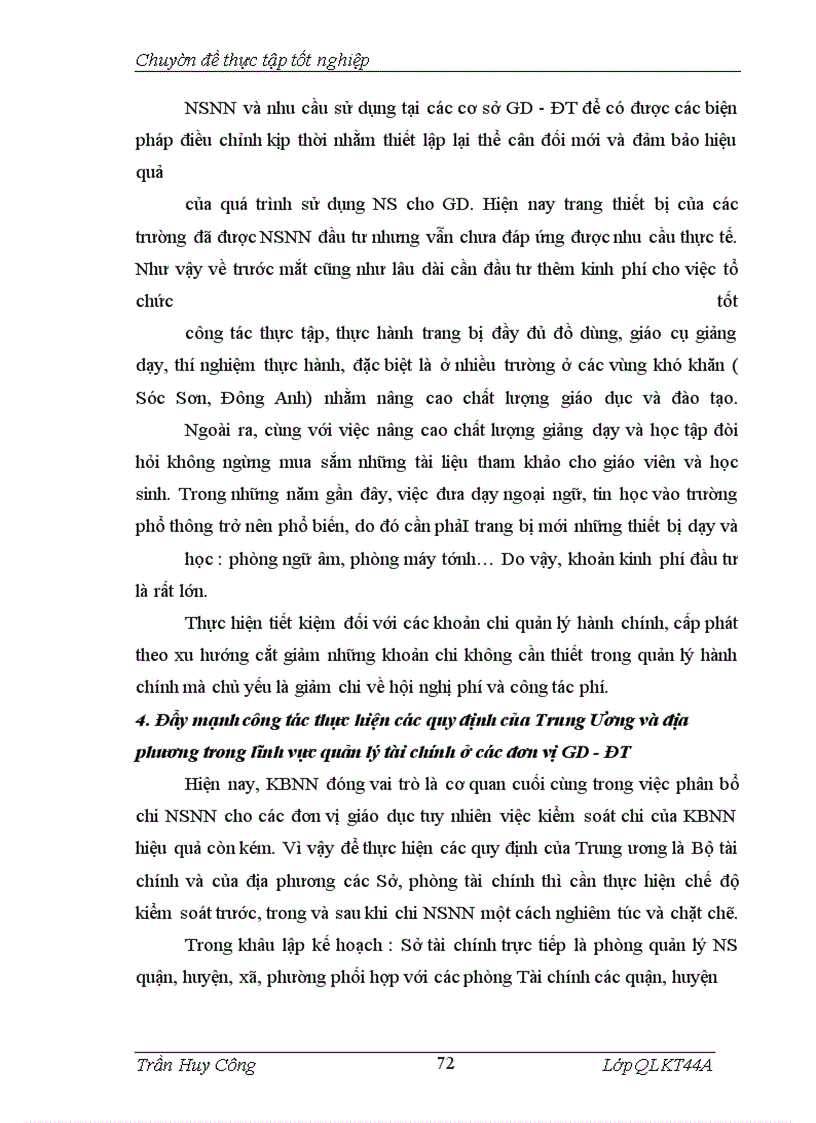 image for page Phân cấp quản lý trong chi NSNN cho các đơn vị giáo dục và đào tạo trên địa bàn thành phố Hà Nội, Thực trạng và giải pháp