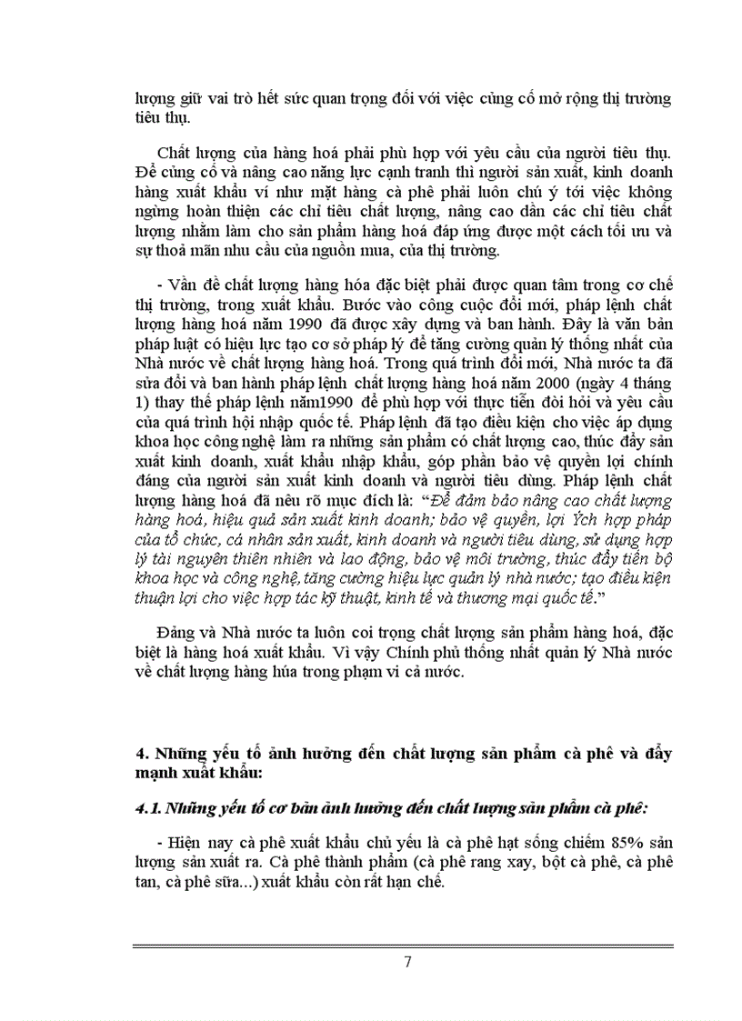 image for page Những giải pháp cơ bản nâng cao chất lượng sản phẩm cà phê và đẩy mạnh xuất khẩu của Tổng công ty cà phê Việt Nam