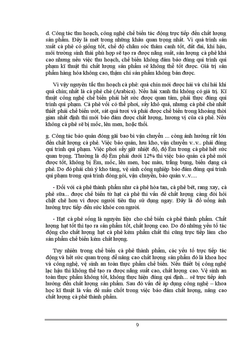 image for page Những giải pháp cơ bản nâng cao chất lượng sản phẩm cà phê và đẩy mạnh xuất khẩu của Tổng công ty cà phê Việt Nam