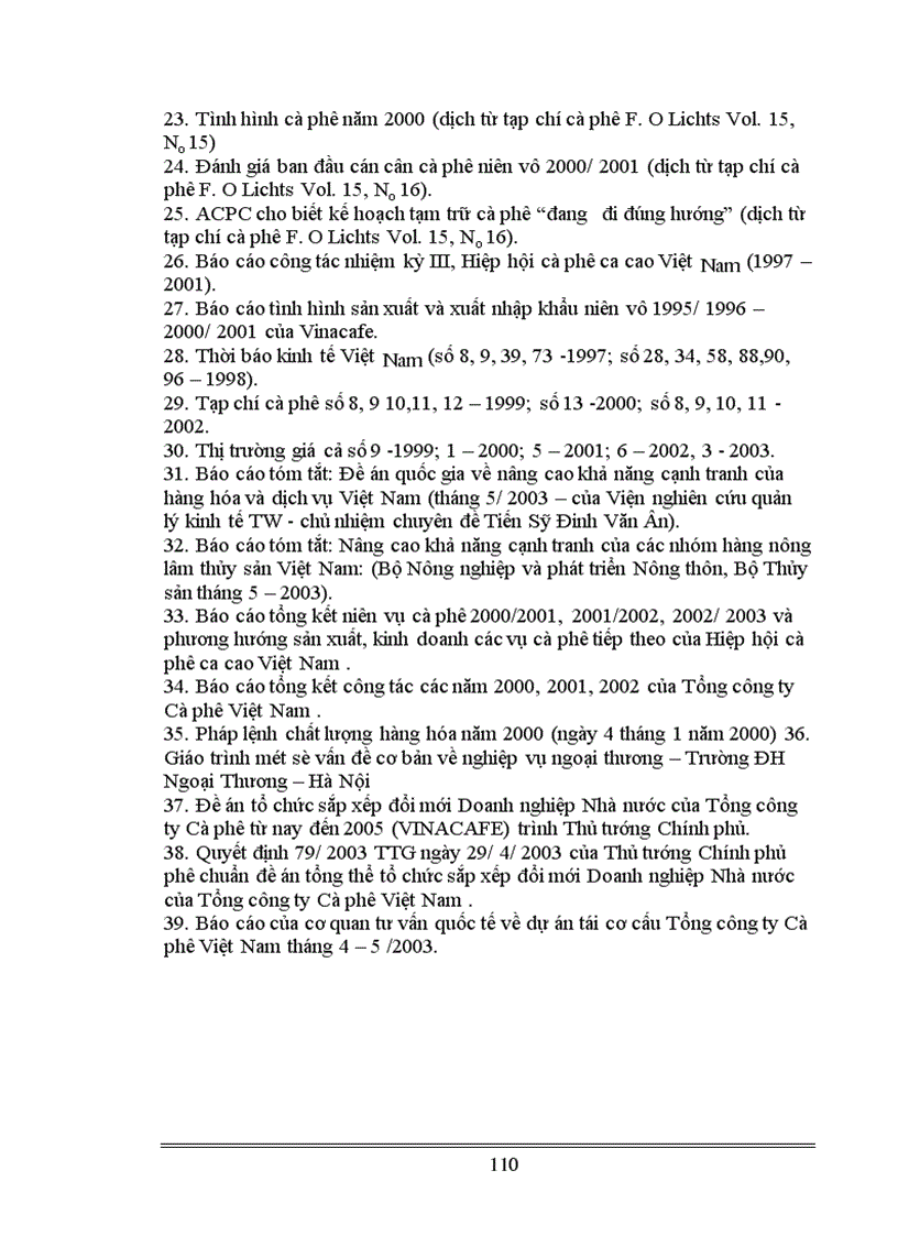 image for page Những giải pháp cơ bản nâng cao chất lượng sản phẩm cà phê và đẩy mạnh xuất khẩu của Tổng công ty cà phê Việt Nam