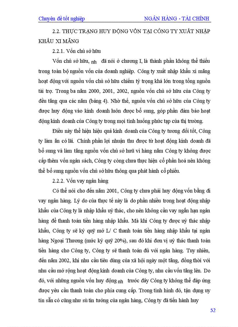 image for page Huy động vốn tại Công ty xuất nhập khẩu xi măng, trực thuộc Tổng công ty xi măng Việt Nam