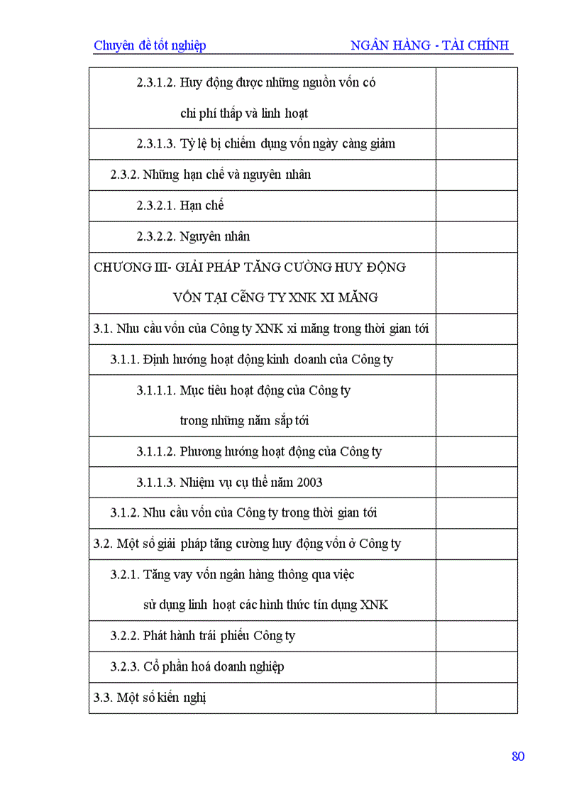 image for page Huy động vốn tại Công ty xuất nhập khẩu xi măng, trực thuộc Tổng công ty xi măng Việt Nam
