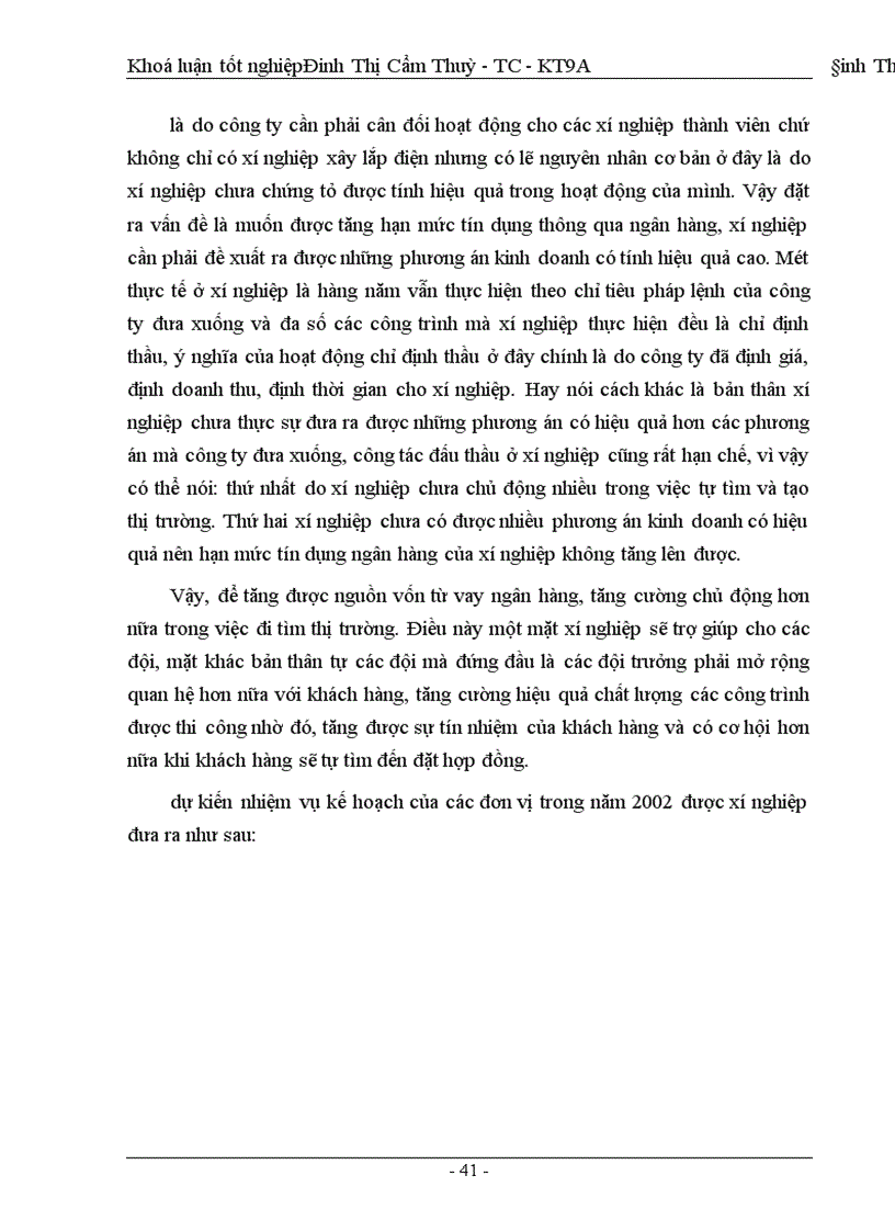 image for page Huy động vốn cho sản xuất - kinh doanh ở xí nghiệp xây lắp điện - công ty điện lực I