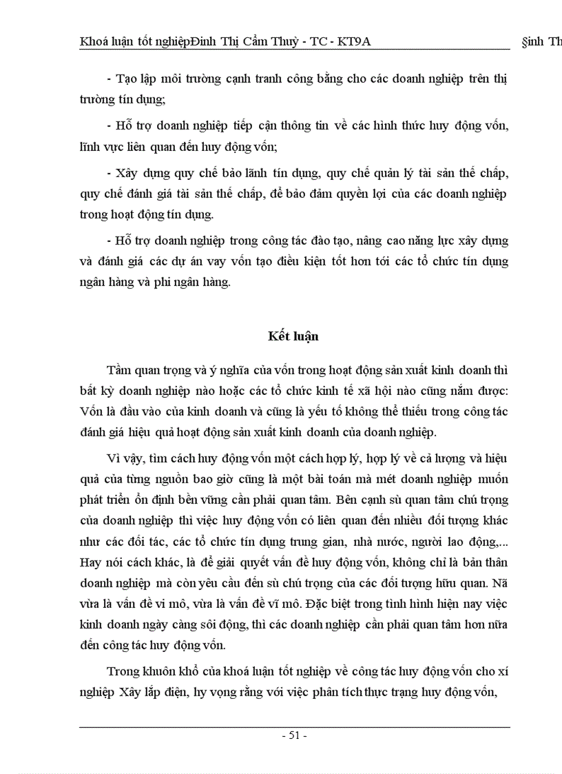 image for page Huy động vốn cho sản xuất - kinh doanh ở xí nghiệp xây lắp điện - công ty điện lực I