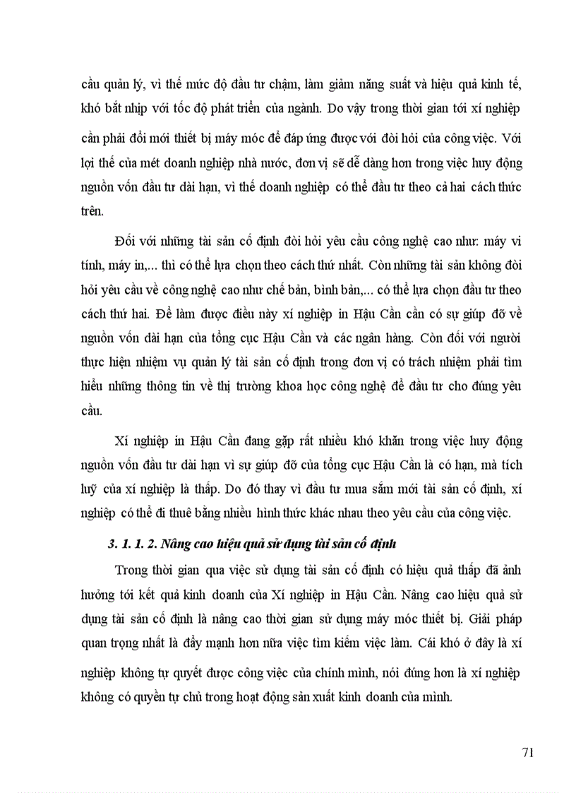 image for page Một số giải pháp nâng cao hiệu quả sử dụng vốn tại Xí nghiệp in Hậu Cần