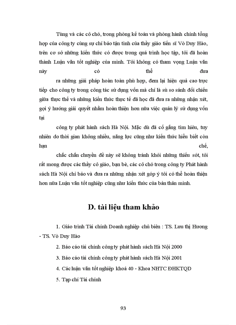 image for page Giải pháp nâng cao hiệu quả sử dụng vốn ở công ty Phát hành sách Hà Nội