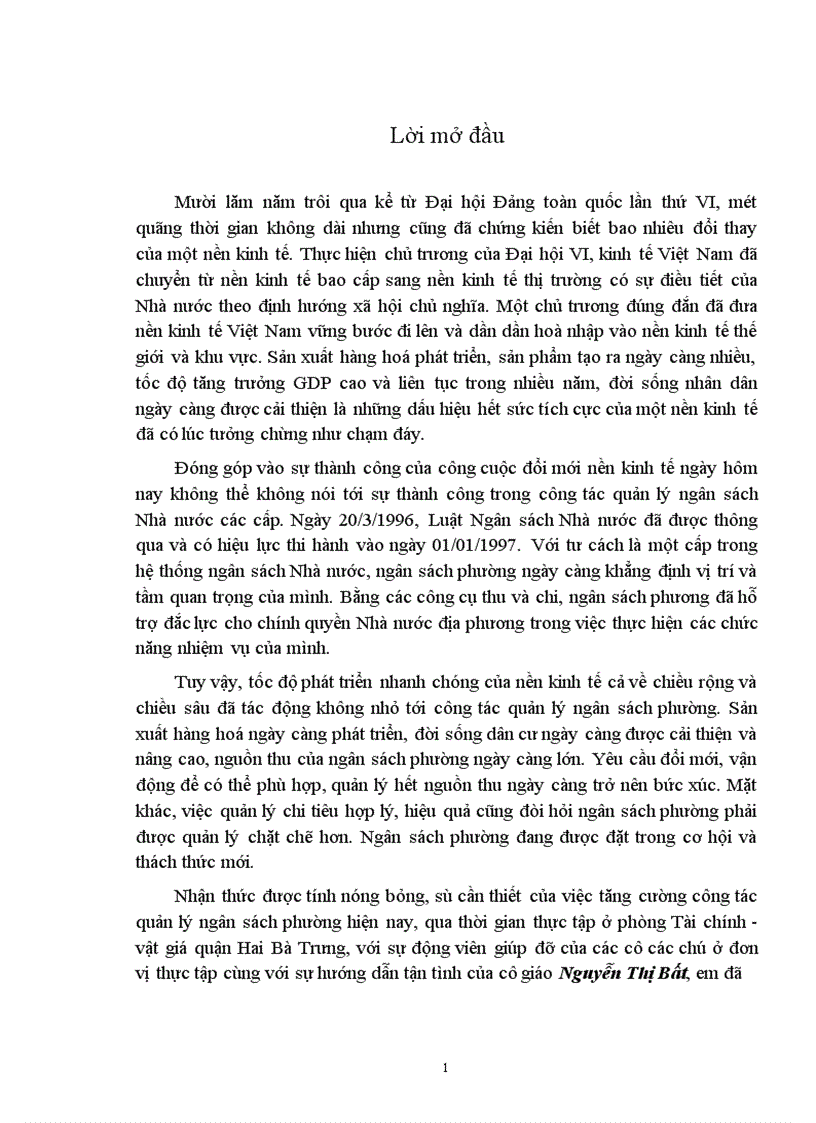 image for page Một số giải pháp nhằm tăng cường công tác quản lý ngân sách Nhà nước cấp phường trên địa bàn quận Hai Bà Trưng