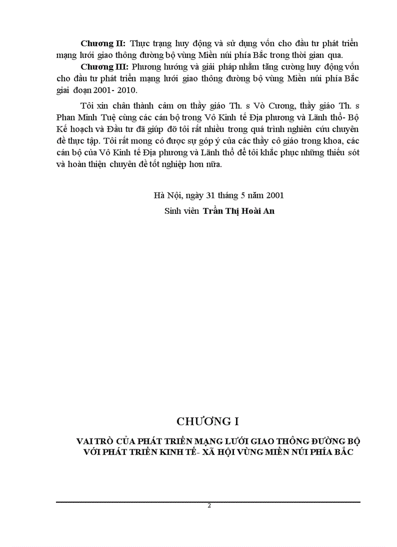 image for page Phương hướng và giải pháp nhằm tăng cường huy động vốn cho đầu tư phát triển mạng lưới giao thông đường bộ vùng miền núi phía Bắc giai đoạn 2001- 2010