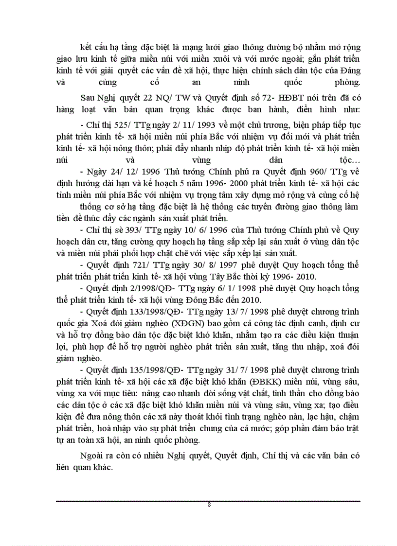 image for page Phương hướng và giải pháp nhằm tăng cường huy động vốn cho đầu tư phát triển mạng lưới giao thông đường bộ vùng miền núi phía Bắc giai đoạn 2001- 2010
