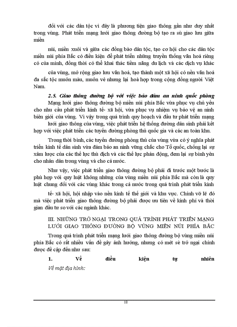 image for page Phương hướng và giải pháp nhằm tăng cường huy động vốn cho đầu tư phát triển mạng lưới giao thông đường bộ vùng miền núi phía Bắc giai đoạn 2001- 2010