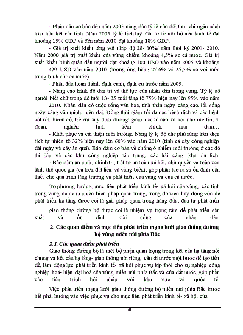 image for page Phương hướng và giải pháp nhằm tăng cường huy động vốn cho đầu tư phát triển mạng lưới giao thông đường bộ vùng miền núi phía Bắc giai đoạn 2001- 2010