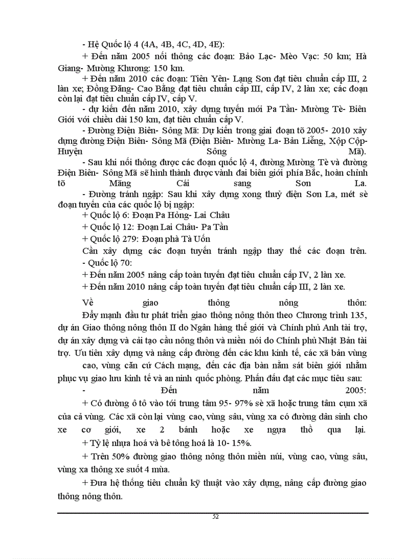 image for page Phương hướng và giải pháp nhằm tăng cường huy động vốn cho đầu tư phát triển mạng lưới giao thông đường bộ vùng miền núi phía Bắc giai đoạn 2001- 2010