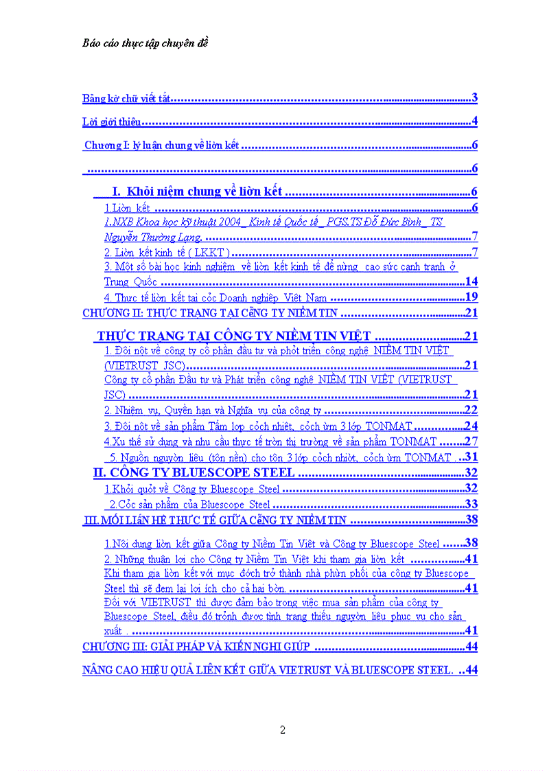 image for page Nâng cao hiệu quả liên kết giữa Công ty Niềm Tin Việt và Công ty Bluescope Steel