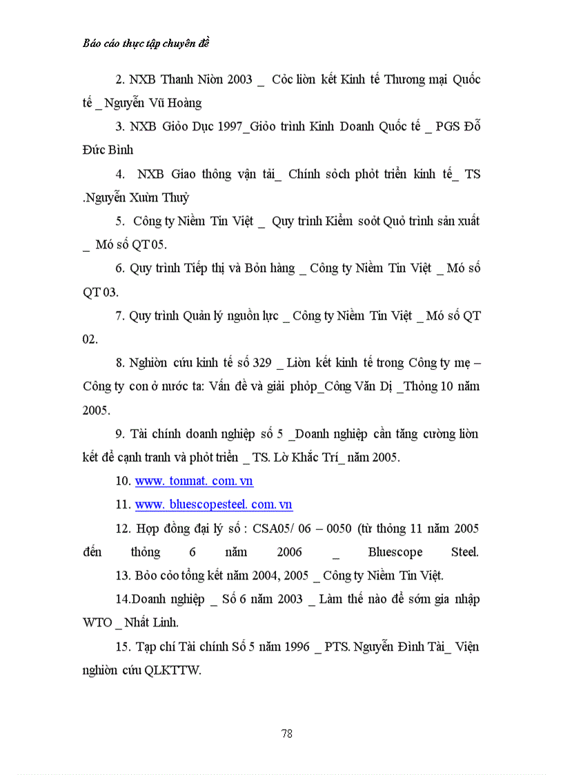 image for page Nâng cao hiệu quả liên kết giữa Công ty Niềm Tin Việt và Công ty Bluescope Steel