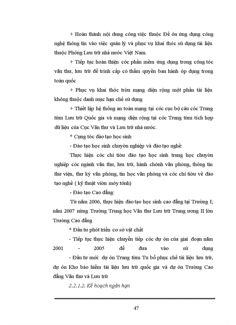 image for page Hoàn thiện công tác lập kế hoạch tại Cục Văn thư và Lưu trữ nhà nước.