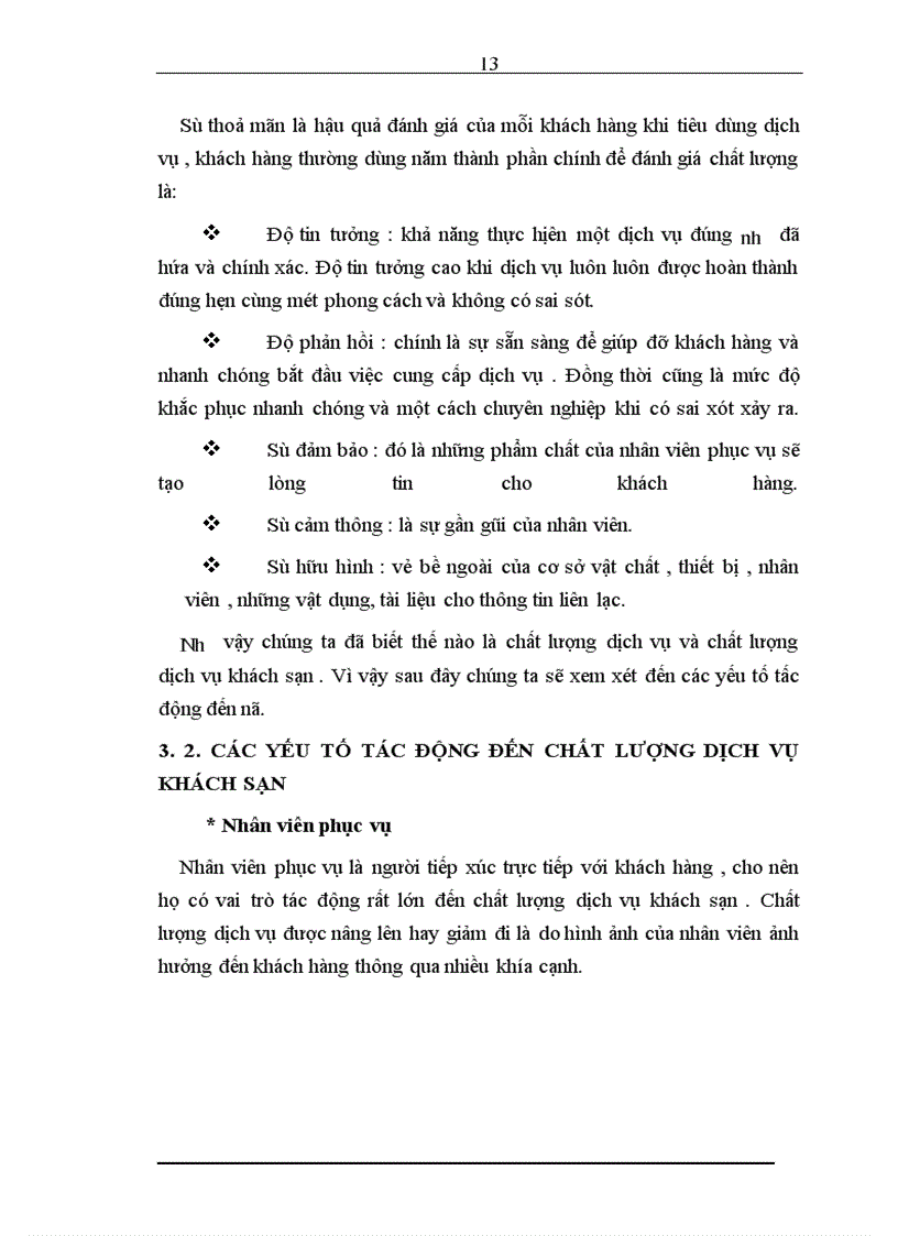 image for page Một số kiến nghị hoàn nhằm thiện chất lượng dịch vụ và tiến tới áp dụng hệ thốngTQM tại công ty khách sạn du lịch Kim Liên.