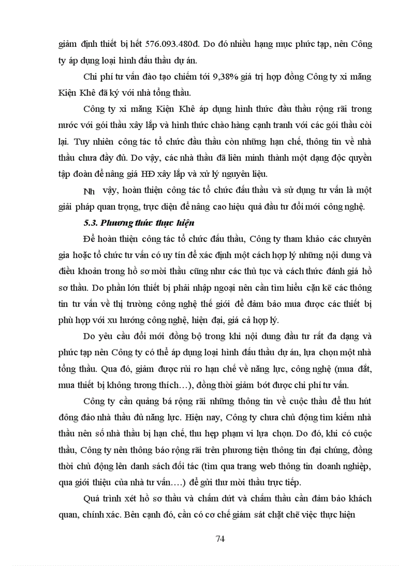 image for page Báo cáo thực tập tổng hợp tại Công ty xi măng Kiện Khê - Hà Nam