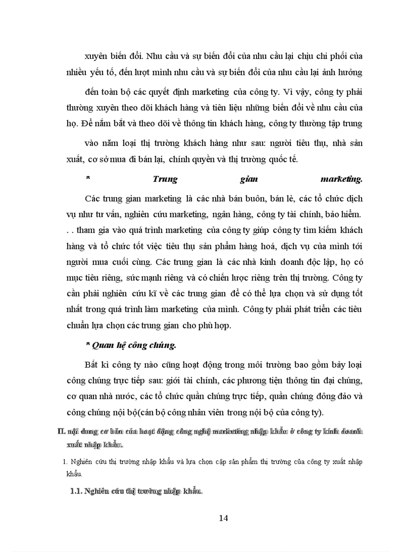 image for page Các giải pháp nhằm hoàn thiện công nghệ marketing nhập khẩu tại công ty xuất nhập khẩu Tổng Hợp III