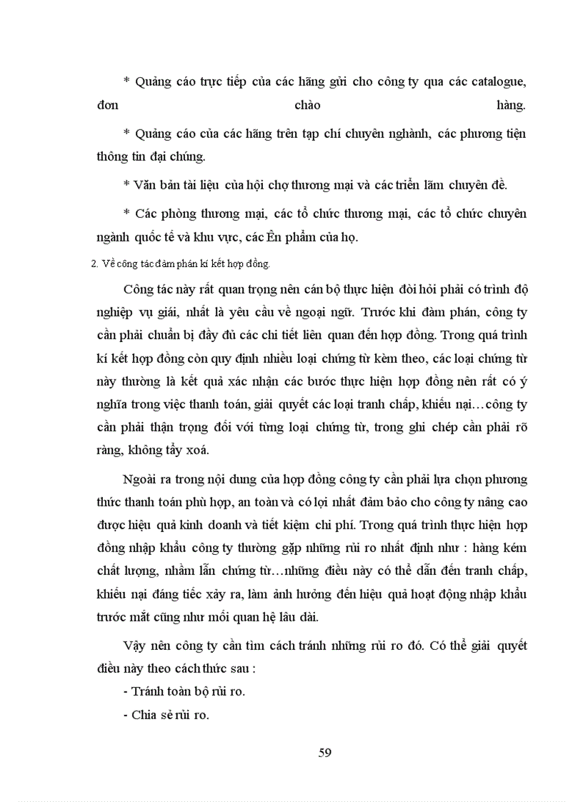 image for page Các giải pháp nhằm hoàn thiện công nghệ marketing nhập khẩu tại công ty xuất nhập khẩu Tổng Hợp III