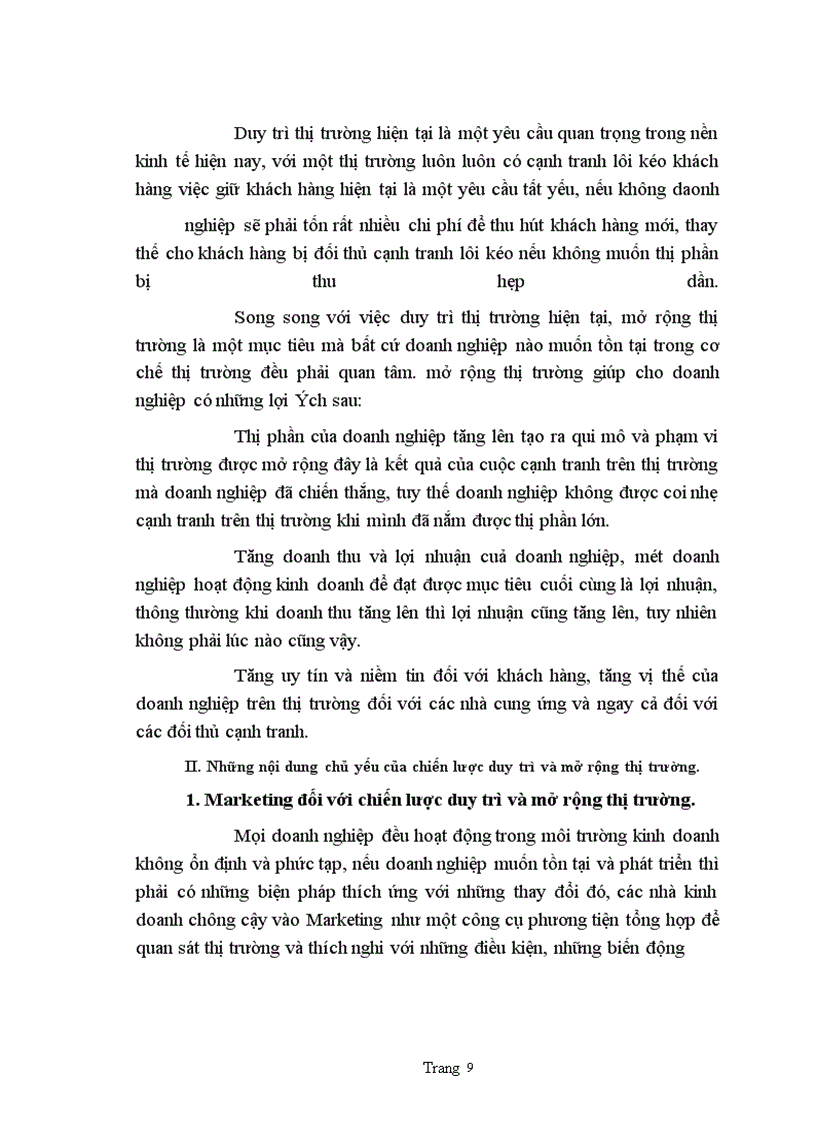 image for page Một số giải pháp Marketing nhămg duy trì và mở rộng thị trường sản phẩm động cơ điện của công ty chế tạo máy điện Việt Nam- Hungari