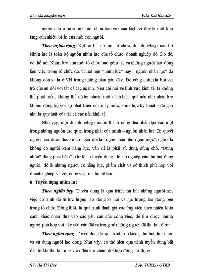 image for page Công tác quản trị nhân lực tại Ngân hàng Công Thương chi nhánh Hoàng Mai