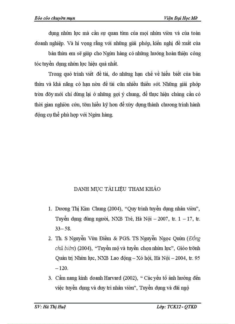 image for page Công tác quản trị nhân lực tại Ngân hàng Công Thương chi nhánh Hoàng Mai