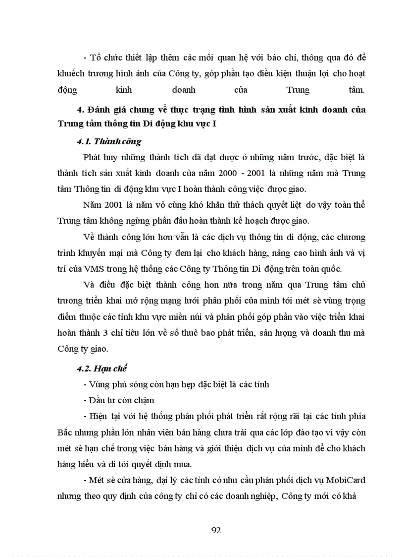 image for page Hoàn thiện hoạt động chào hàng và xúc tiến bán hàng tại trung tâm Thông tin di động khu vựcI