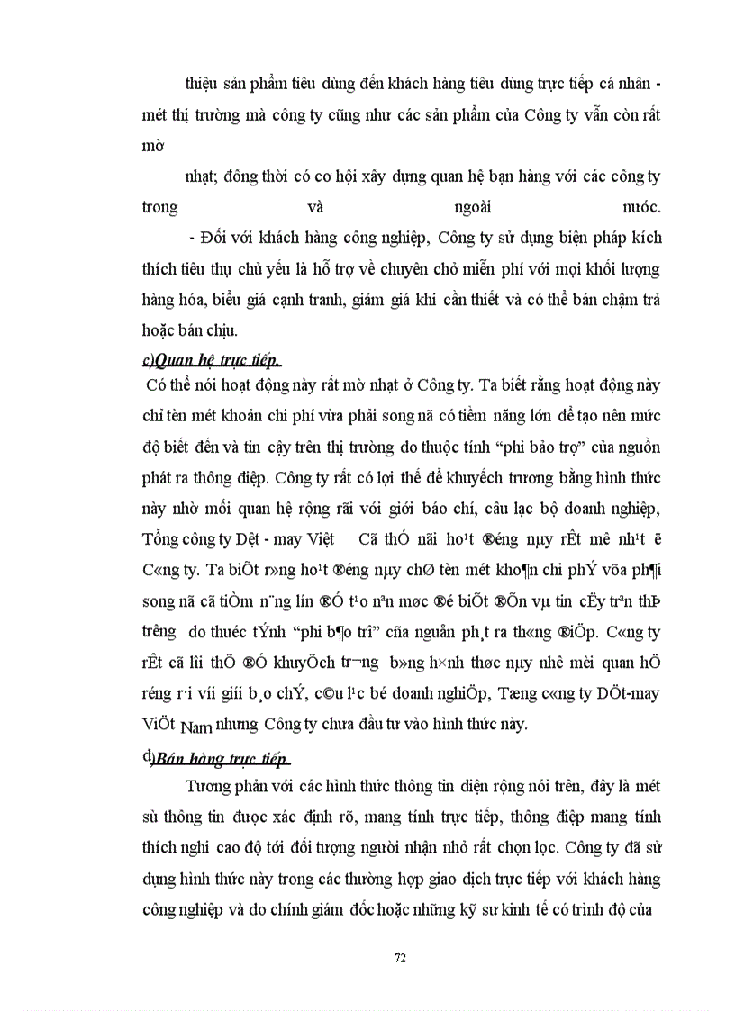 image for page Thực trạng và một số giải pháp hoàn thiện chính sách Marketing-mix ở Công ty Dịch vụ-Thương mại số I
