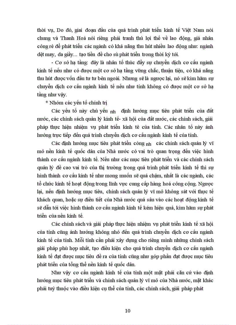 image for page Phương hướng và giải pháp chủ yếu nhằm đẩy mạnh chuyển dịch cơ cấu ngành kinh tế của tỉnh Thanh Hoá trong thời kỳ 1996 đến 2002