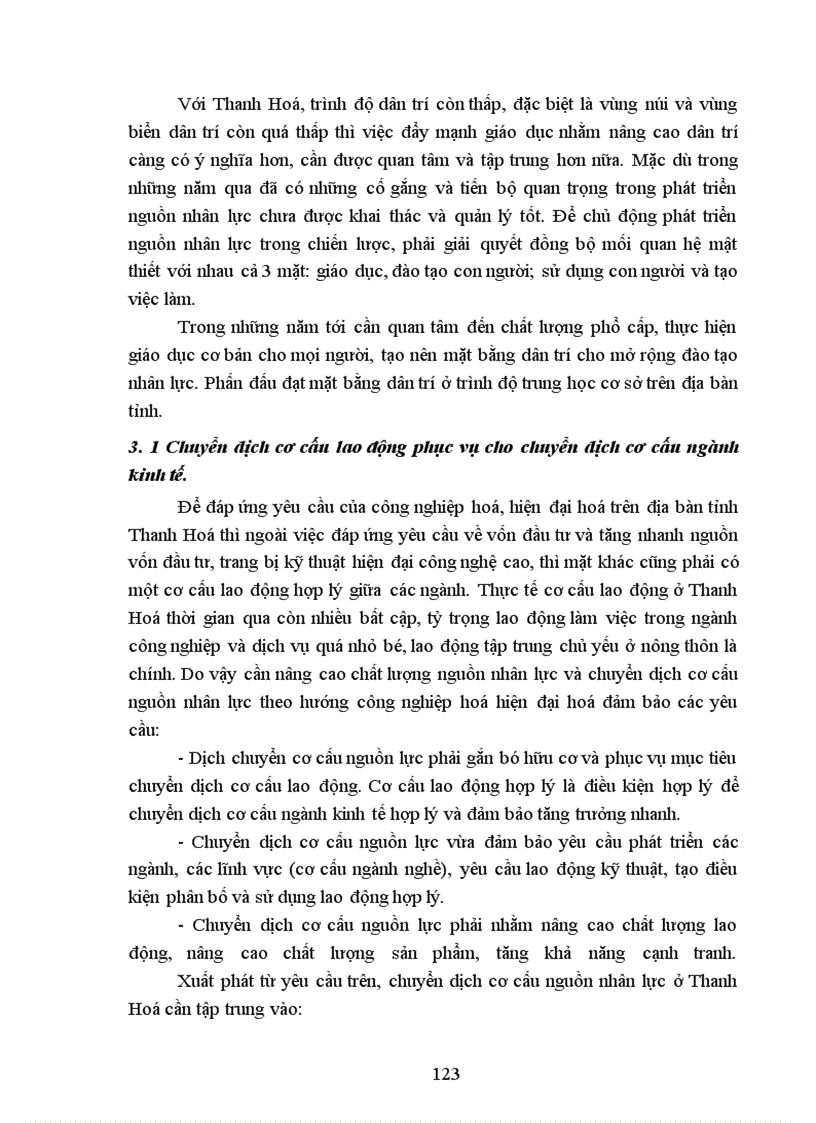 image for page Phương hướng và giải pháp chủ yếu nhằm đẩy mạnh chuyển dịch cơ cấu ngành kinh tế của tỉnh Thanh Hoá trong thời kỳ 1996 đến 2002