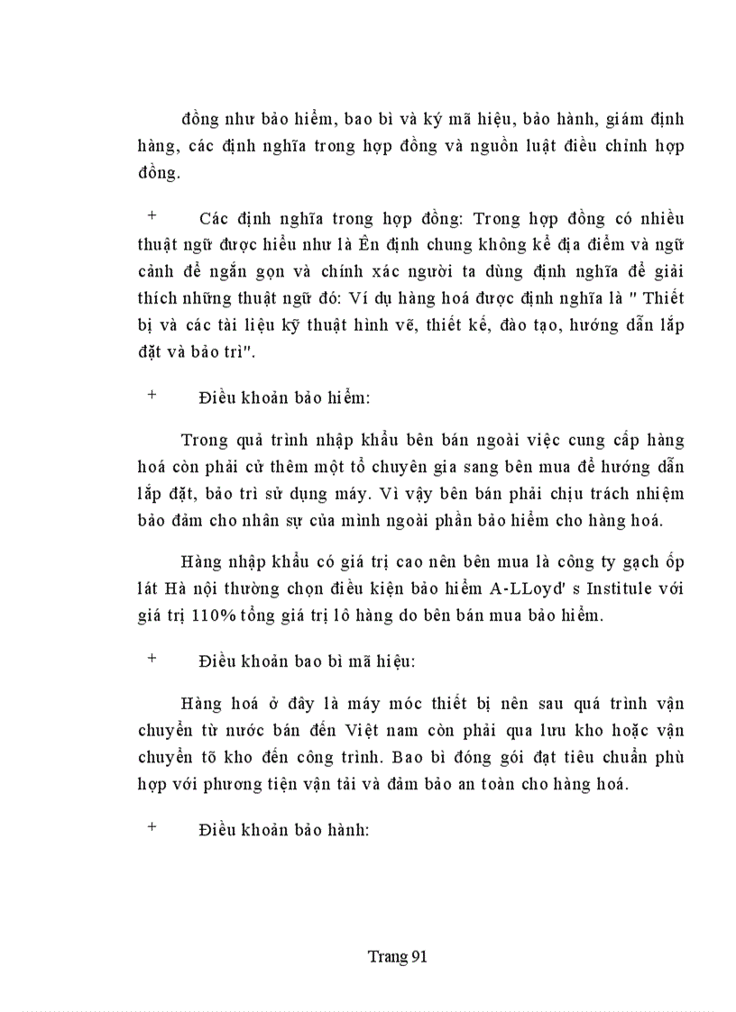image for page Cơ sở pháp lý và thực tiễn kí kết, thực hiện hợp đồng nhập khẩu thiết bị tại công ty Gạch ốp lát Hà Nội