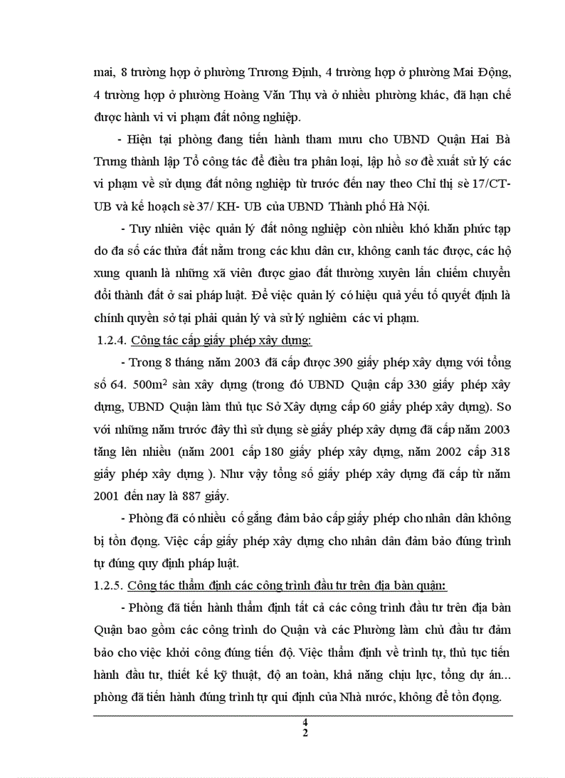image for page Hiện trạng và một số giải pháp nhằm hoàn thiện công tác cấp giấy chứng nhận quyền sở hữu nhà và quyền sử dụng đất ở trên địa bàn Quận Hai Bà Trưng, Thành phố Hà Nội