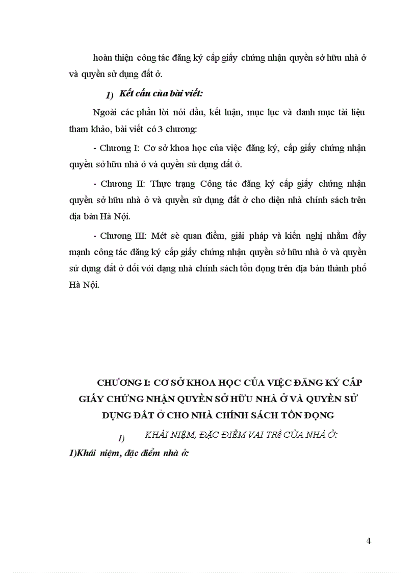 image for page Thực trạng công tác đăng ký cấp giấy chứng nhận quyền sở hữu nhà ở và quyền sử dụng đất ở cho diện nhà chính sách tồn đọng (bao gồm nhà cải tạo, nhà vắng chủ, nhà đưa vào công tư hợp doanh) ở Hà Nội