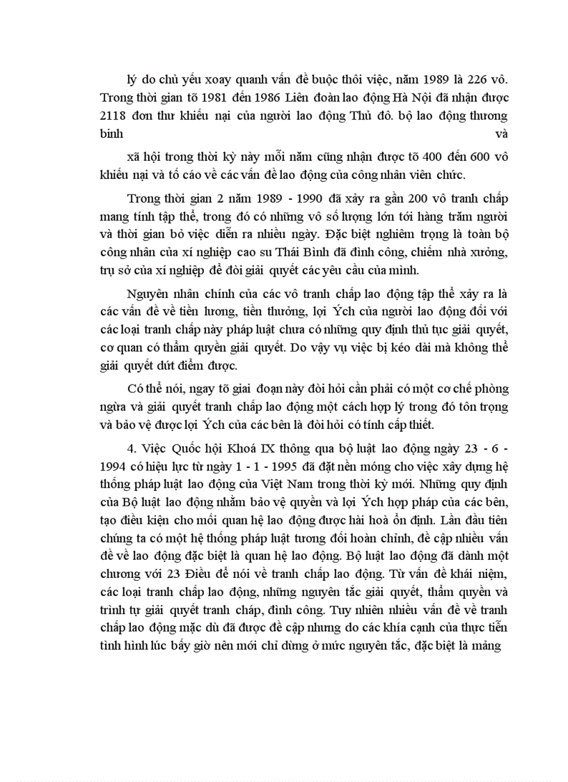 image for page Thực tiễn giải quyết tranh chấp lao động tại Toà án và một số giải pháp nhằm nâng cao chất lượng hiệu quả của việc giải quyết các tranh chấp lao động