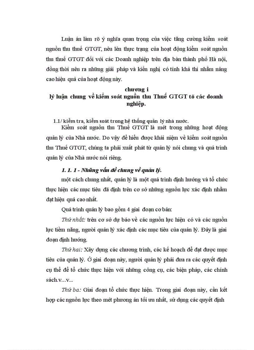 image for page Tăng cường kiểm soát nguồn thu thuế GTGT từ các Doanh nghiệp trên địa bàn Hà nội